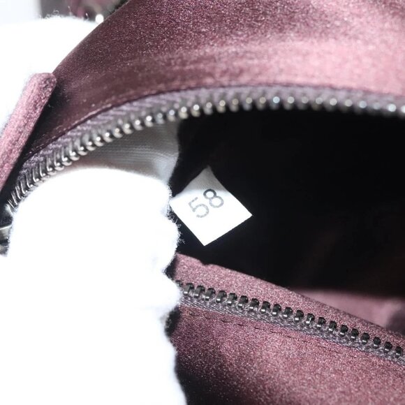 PRADA Pouch Satin Beige Auth 129577 - Picture 11 of 16